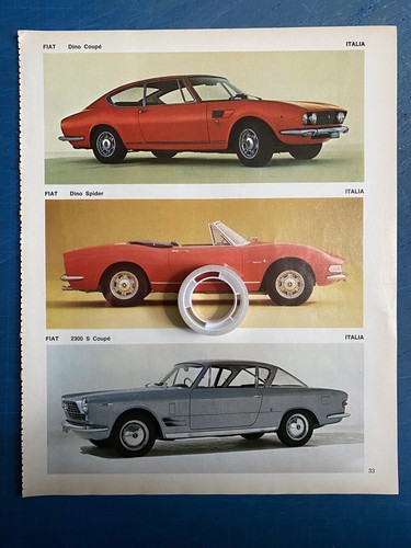 Rara pubblicità fiat dino - pubblicità',
