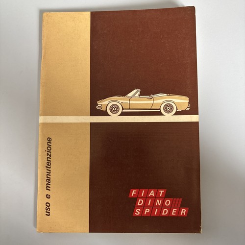 Fiat dino spider - fiat, uso