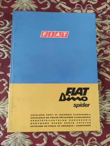 Fiat dino spider catalogo - fiat,