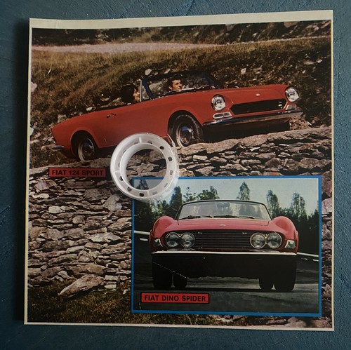 Rara pubblicità fiat dino - pubblicità,