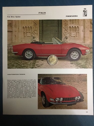 Fiat dino spider pininfarina - fiat,